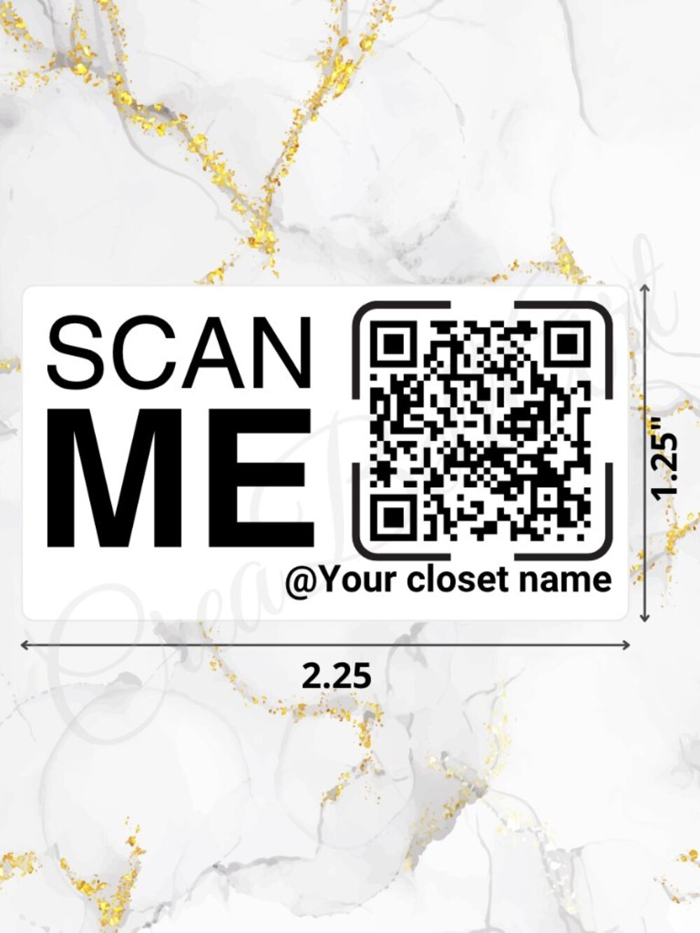 100 Thank you Stickers for Packaging Customizable QR | Small Business Labels - Picture 8 of 10